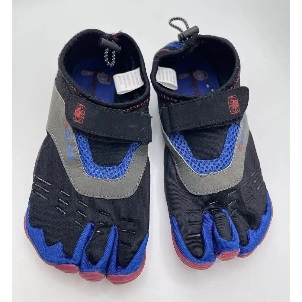 Body Glove 3T Barefoot Cinch Red Blue Black Water Sport Shoes Boys 4